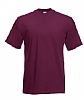 Camiseta Fruit of the Loom Value Weight Color - Color Burdeos