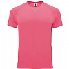 Camiseta Tecnica Hombre Bahrain Roly - Color Rosa Lady Fluor 125