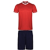 Equipacion de Futbol Barata United Infantil Roly - Color Rojo/Marino 6055